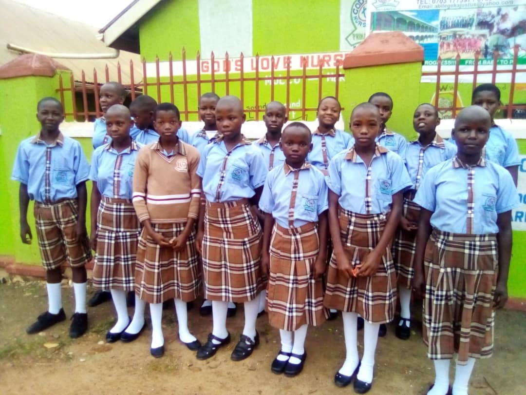 Students at God's Love Home